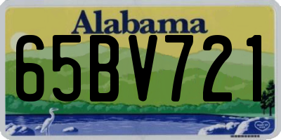 AL license plate 65BV721