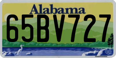 AL license plate 65BV727