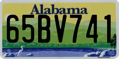 AL license plate 65BV741