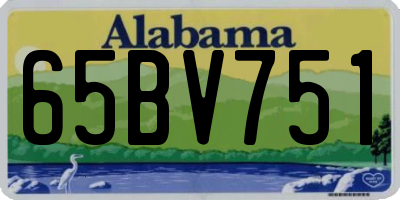 AL license plate 65BV751