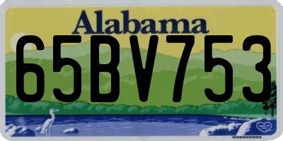 AL license plate 65BV753