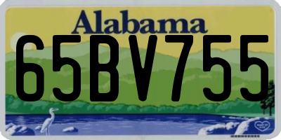 AL license plate 65BV755