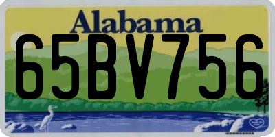 AL license plate 65BV756