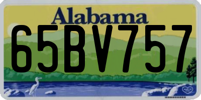 AL license plate 65BV757