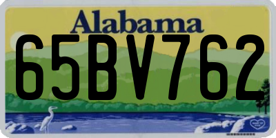 AL license plate 65BV762