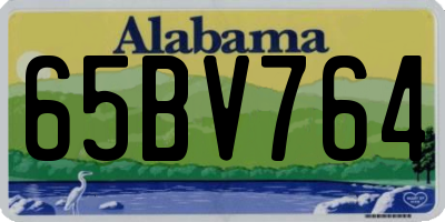 AL license plate 65BV764