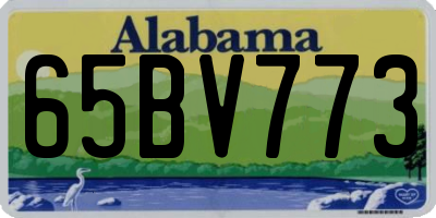 AL license plate 65BV773