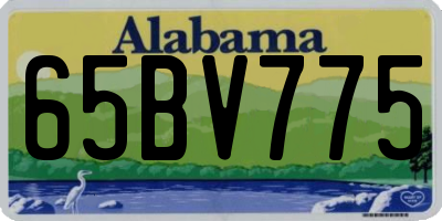 AL license plate 65BV775