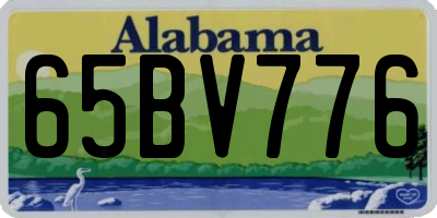 AL license plate 65BV776