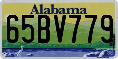 AL license plate 65BV779