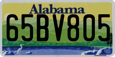 AL license plate 65BV805