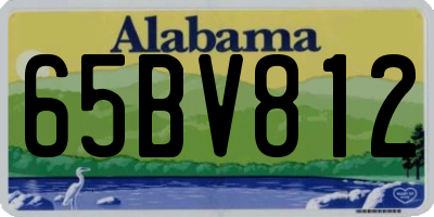 AL license plate 65BV812