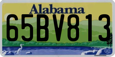 AL license plate 65BV813