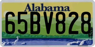 AL license plate 65BV828