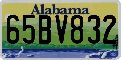 AL license plate 65BV832