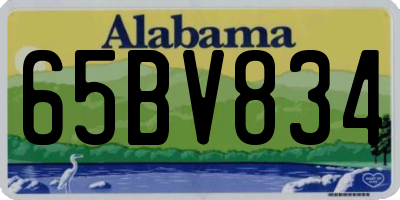 AL license plate 65BV834