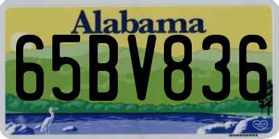 AL license plate 65BV836