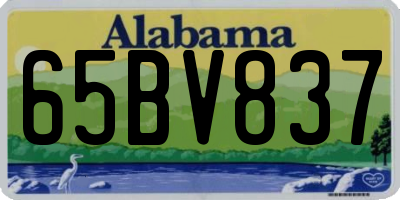 AL license plate 65BV837