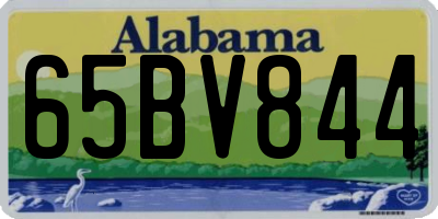 AL license plate 65BV844