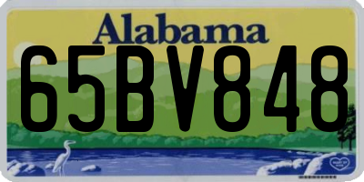 AL license plate 65BV848