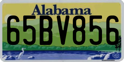 AL license plate 65BV856