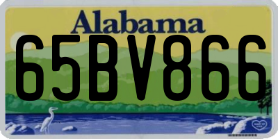 AL license plate 65BV866