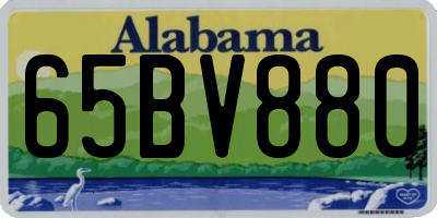 AL license plate 65BV880