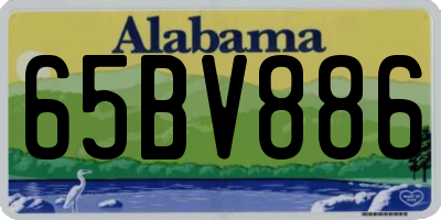 AL license plate 65BV886