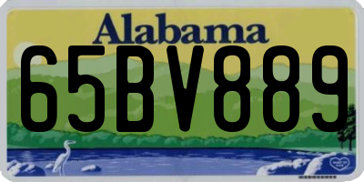 AL license plate 65BV889