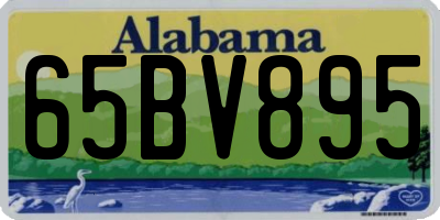 AL license plate 65BV895