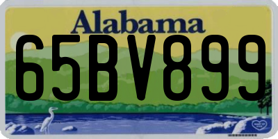 AL license plate 65BV899