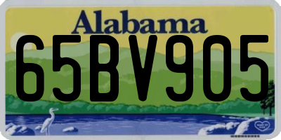 AL license plate 65BV905