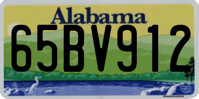 AL license plate 65BV912