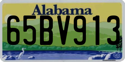 AL license plate 65BV913