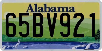 AL license plate 65BV921
