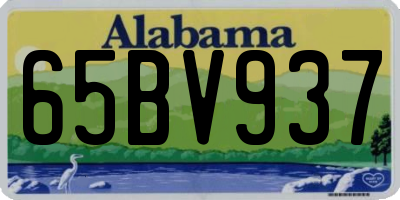 AL license plate 65BV937
