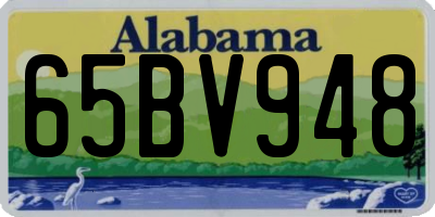 AL license plate 65BV948