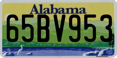 AL license plate 65BV953