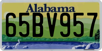 AL license plate 65BV957