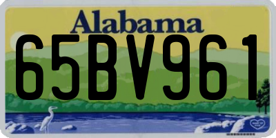 AL license plate 65BV961