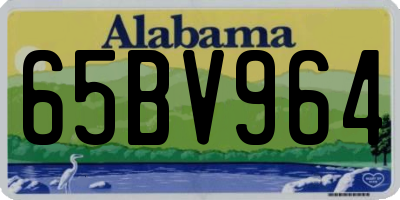 AL license plate 65BV964