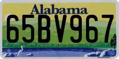 AL license plate 65BV967