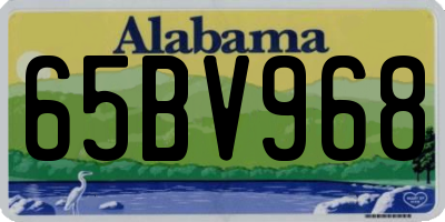 AL license plate 65BV968