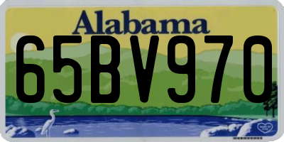 AL license plate 65BV970