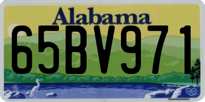 AL license plate 65BV971