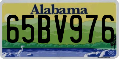 AL license plate 65BV976