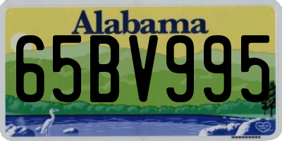 AL license plate 65BV995