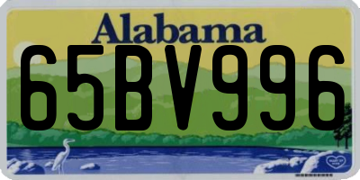 AL license plate 65BV996