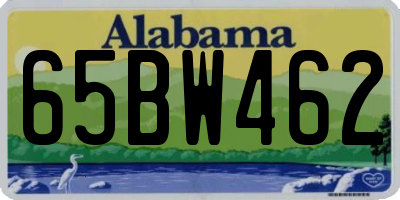 AL license plate 65BW462