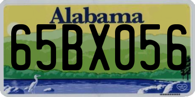AL license plate 65BX056